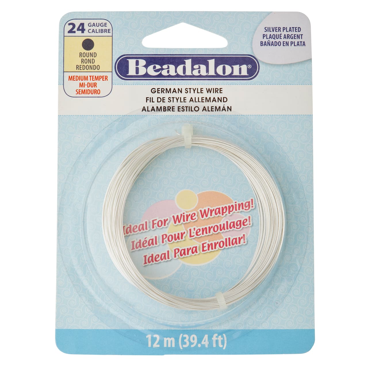 Beadalon® German Style Wire, Round, 24 Gauge